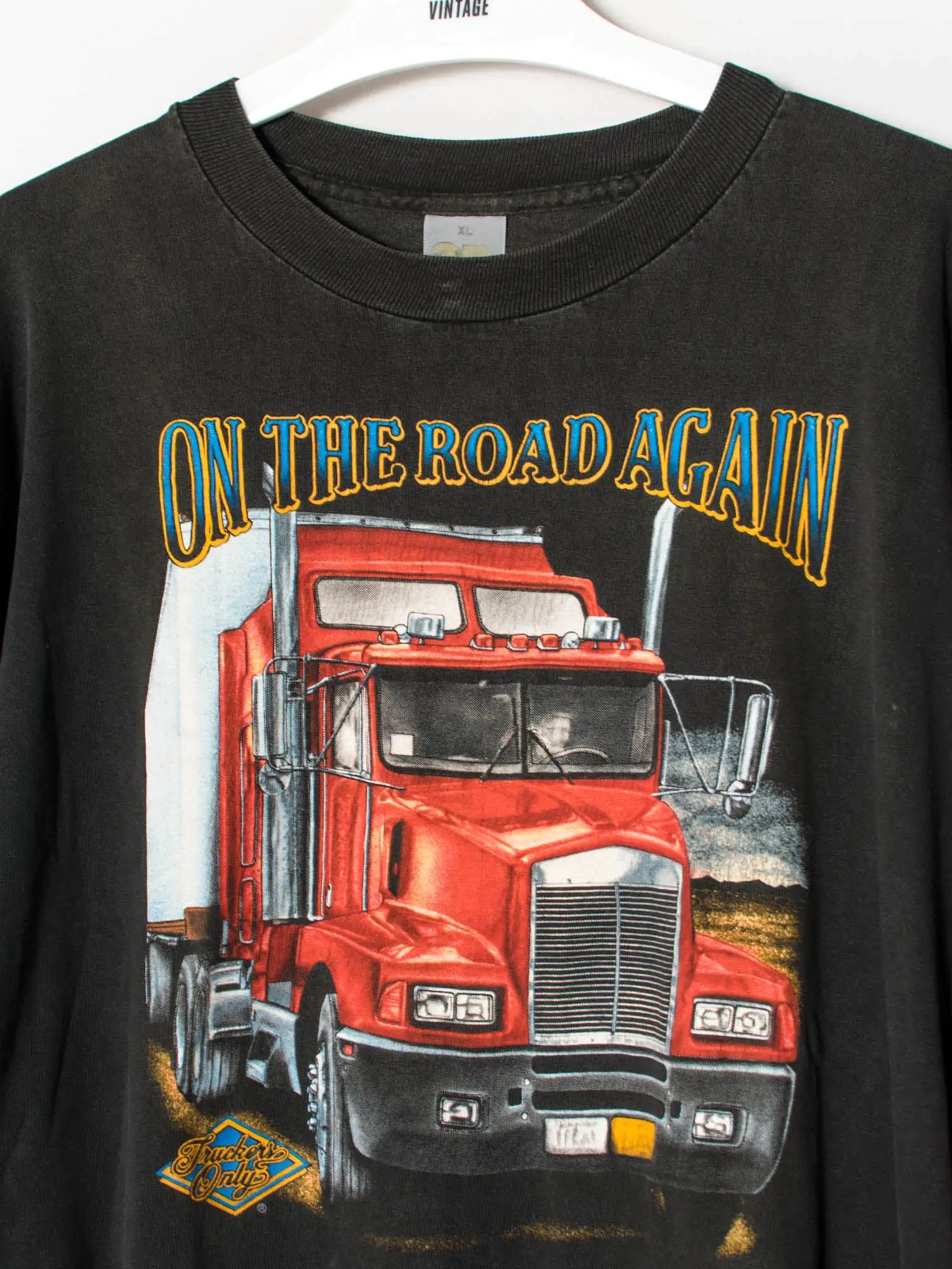 3D On The Road Cotton Long Sleeves Tee