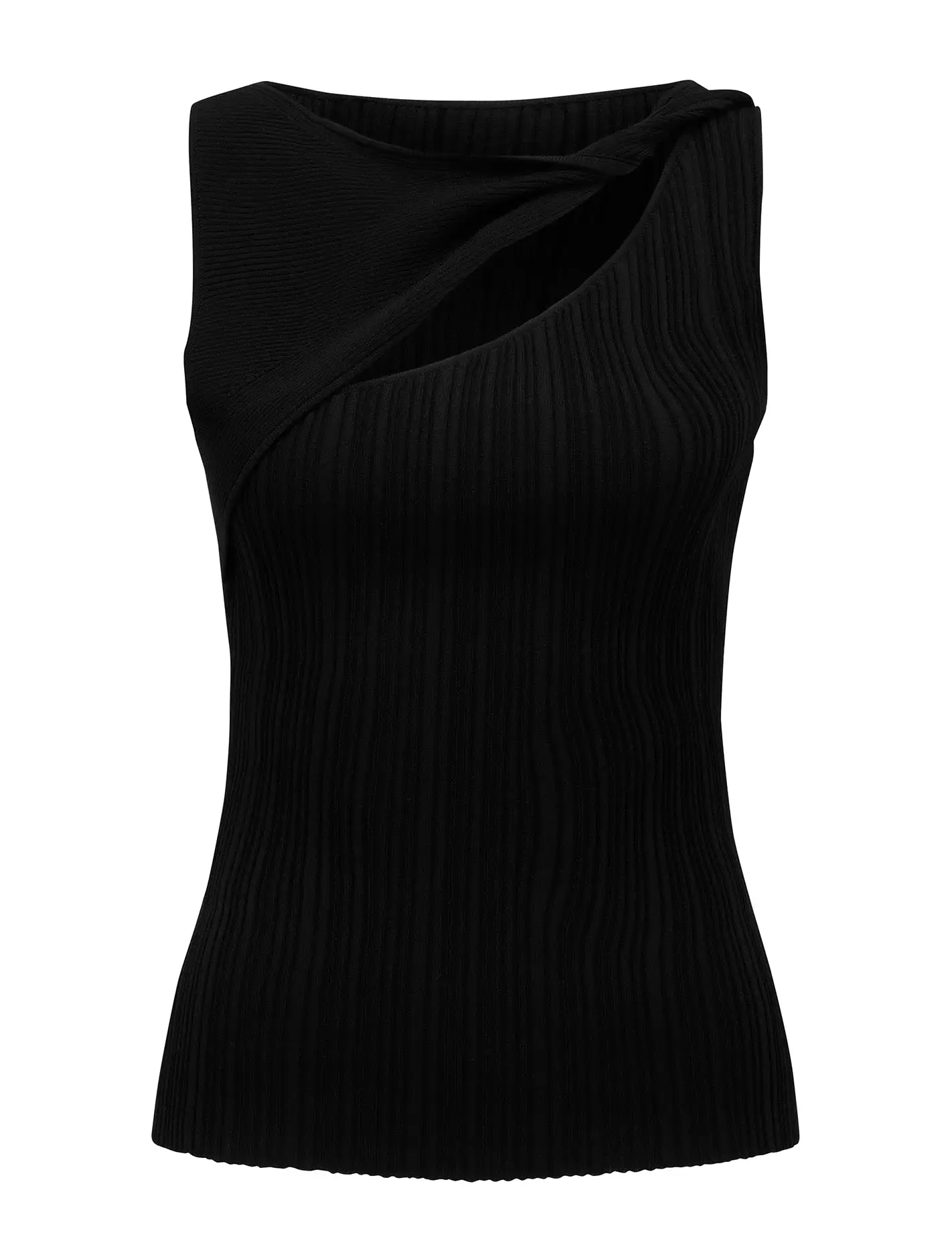 Alannah Ribbed Twist Tank Top