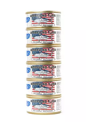 American Tuna No Salt 6-Pack Made in USA