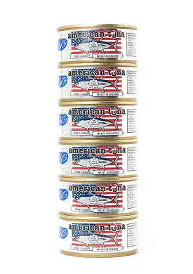 American Tuna No Salt 6-Pack Made in USA