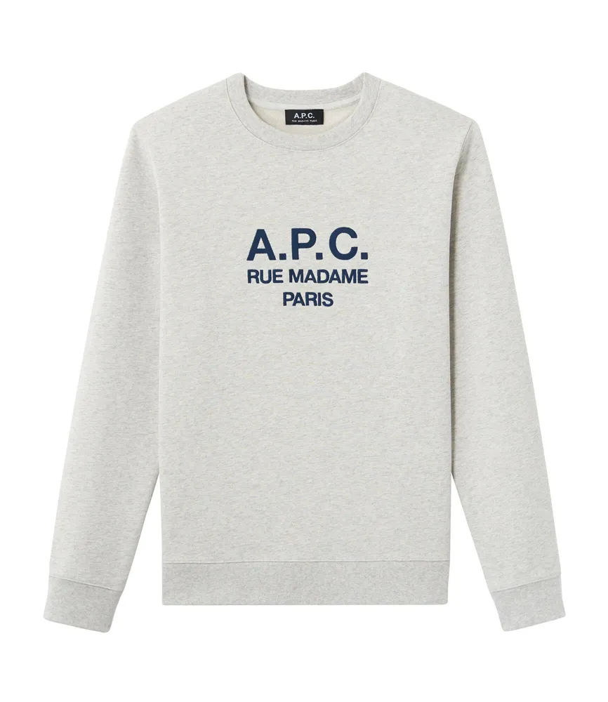 A.P.C.  |Crew Neck Long Sleeves Plain Logo Designers Sweatshirts