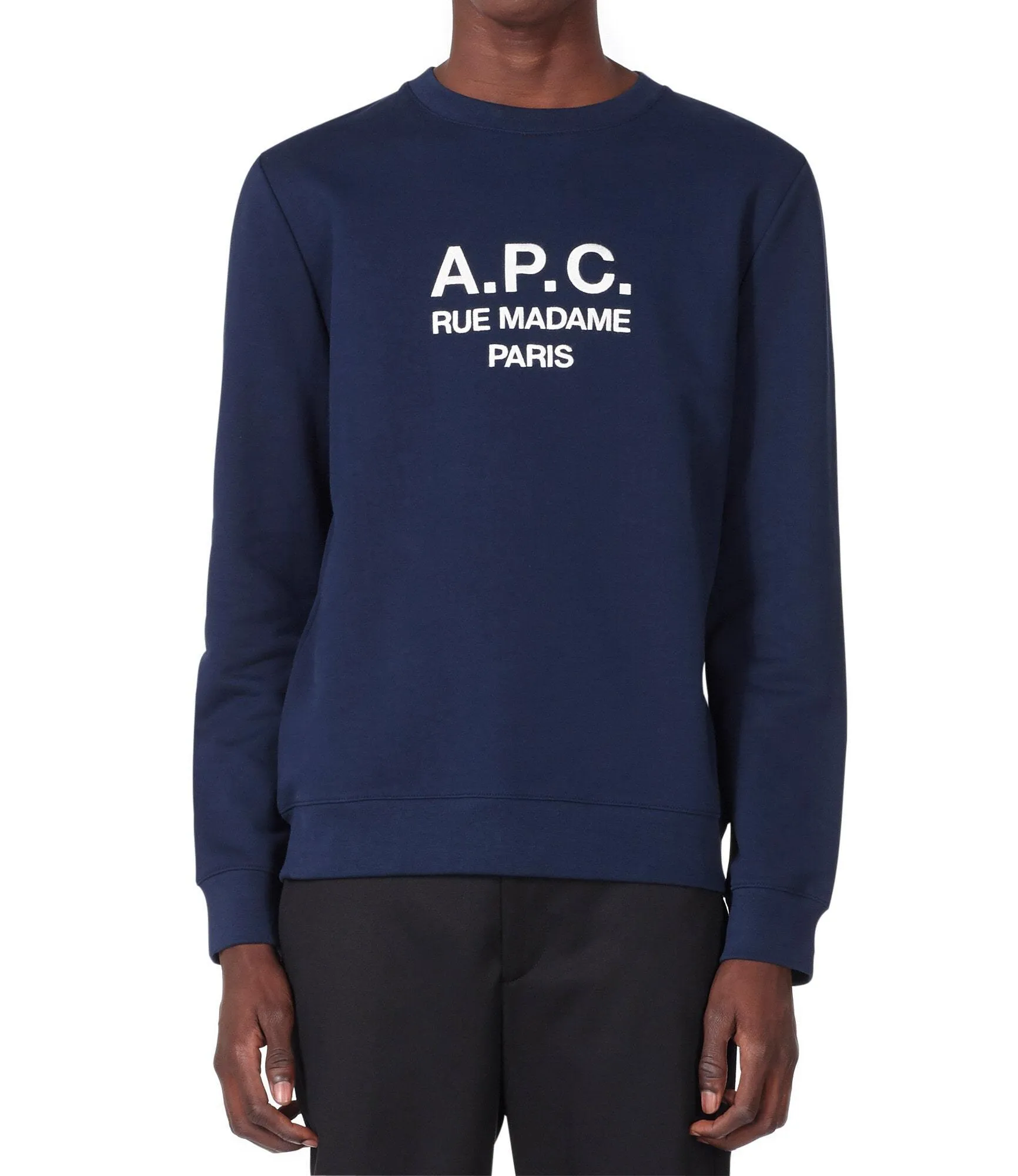 A.P.C.  |Crew Neck Long Sleeves Plain Logo Designers Sweatshirts