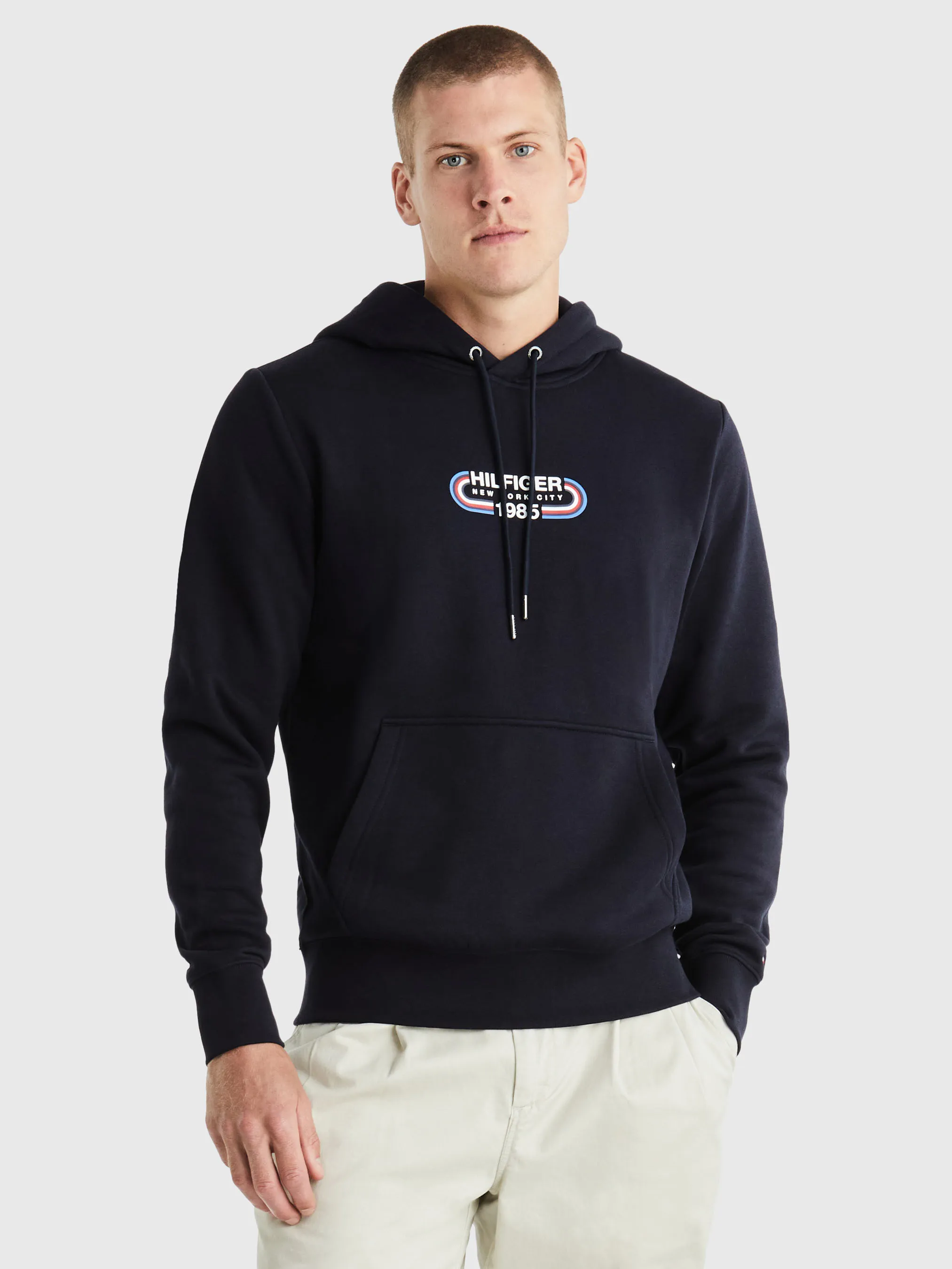 Archive Track Logo Drawstring Hoodie | Sweatshirts & Hoodies | Tommy Hilfiger