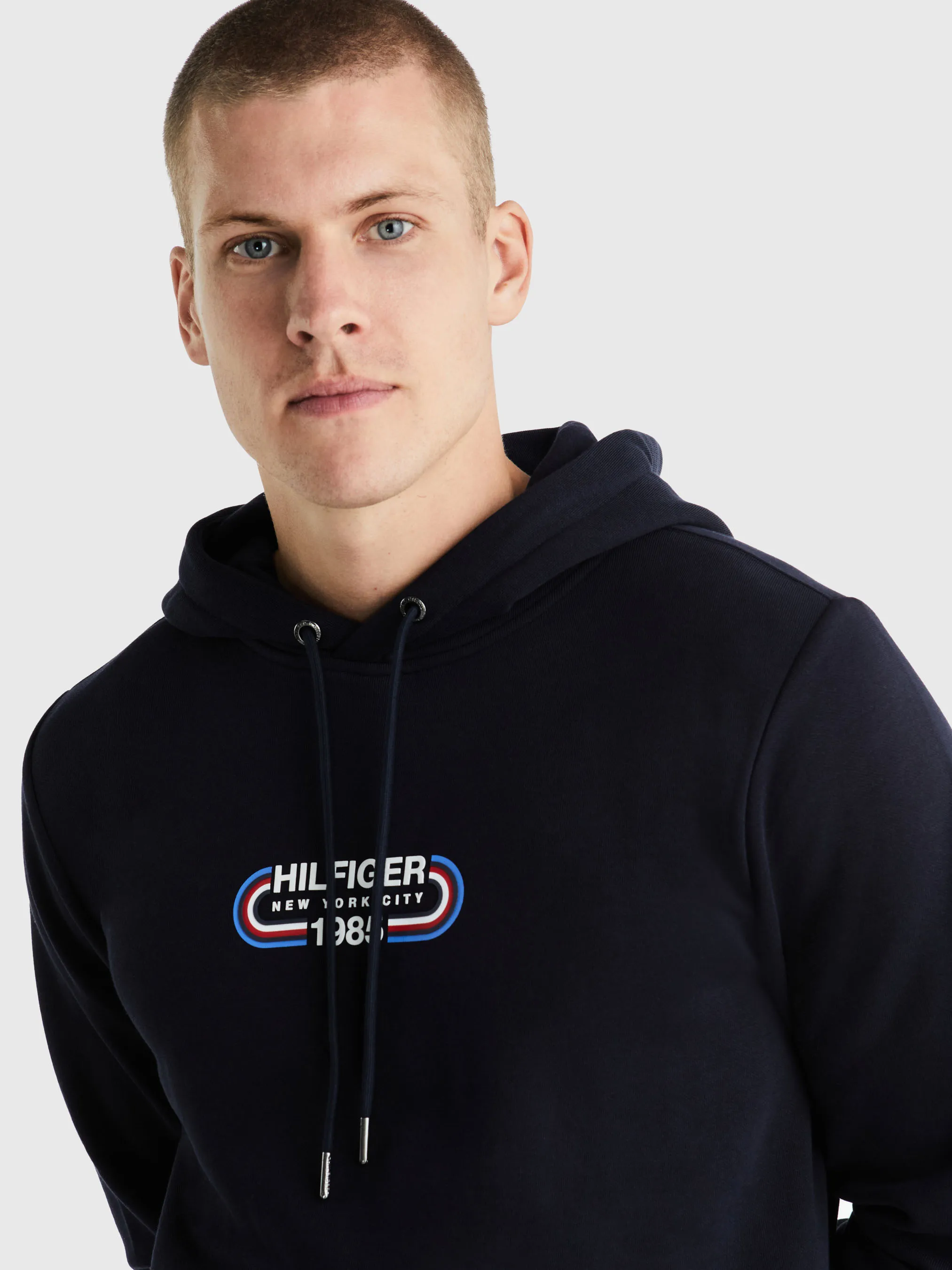 Archive Track Logo Drawstring Hoodie | Sweatshirts & Hoodies | Tommy Hilfiger