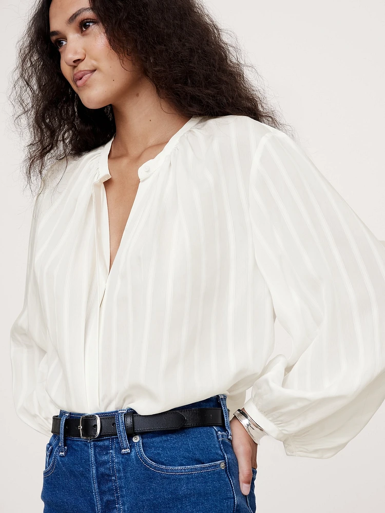 Banana Republic Rayon-Silk Blouse