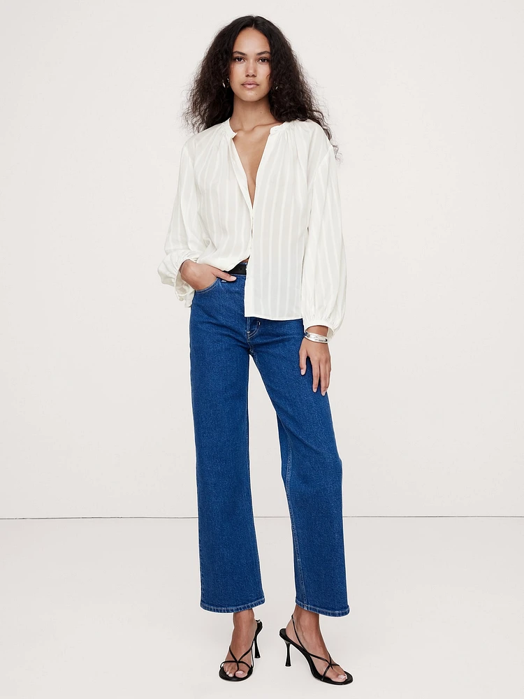 Banana Republic Rayon-Silk Blouse