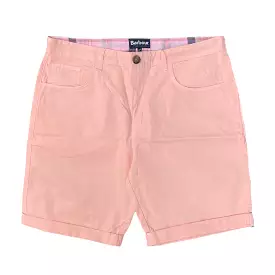 BARBOUR Overdyed Twill Short Pink Salt