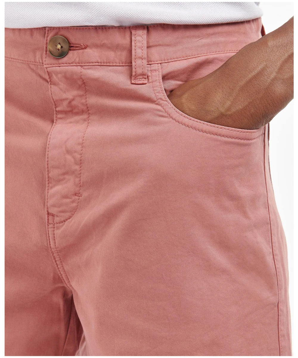 BARBOUR Overdyed Twill Short Pink Salt