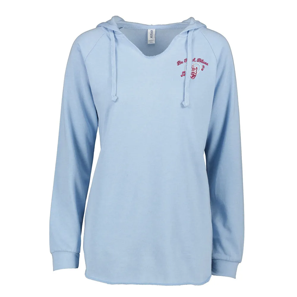 Be Kind, Blues Beach Fleece Pullover Hood (Women)