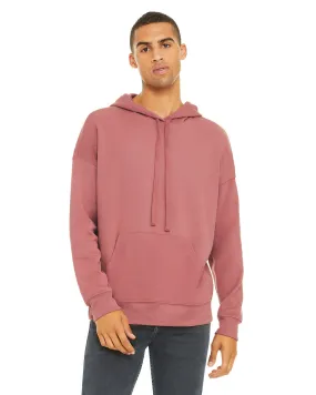 Bella + Canvas Unisex Sponge Fleece Pullover Hoodie 3729 Mauve