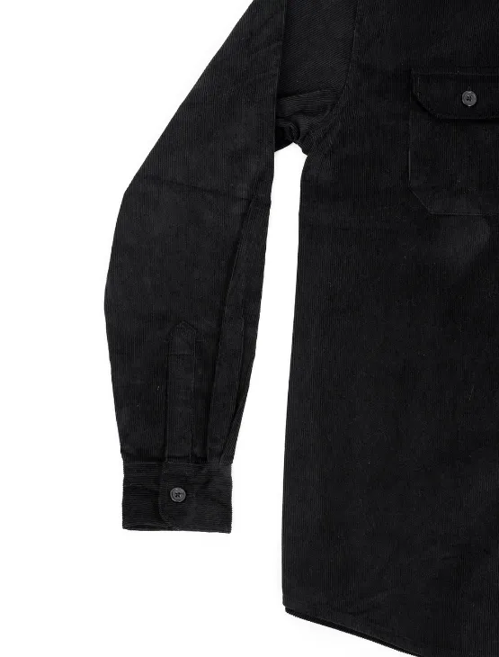 Black Corduroy Shacket