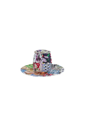 'BLOOMSBURY COLLAGE' RIVER HAT