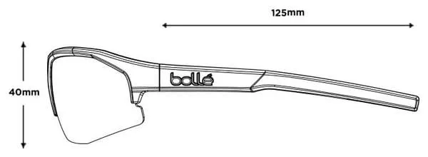 Bollé Bolt 2.0 Glasses Phantom Matte Black / Clear Green