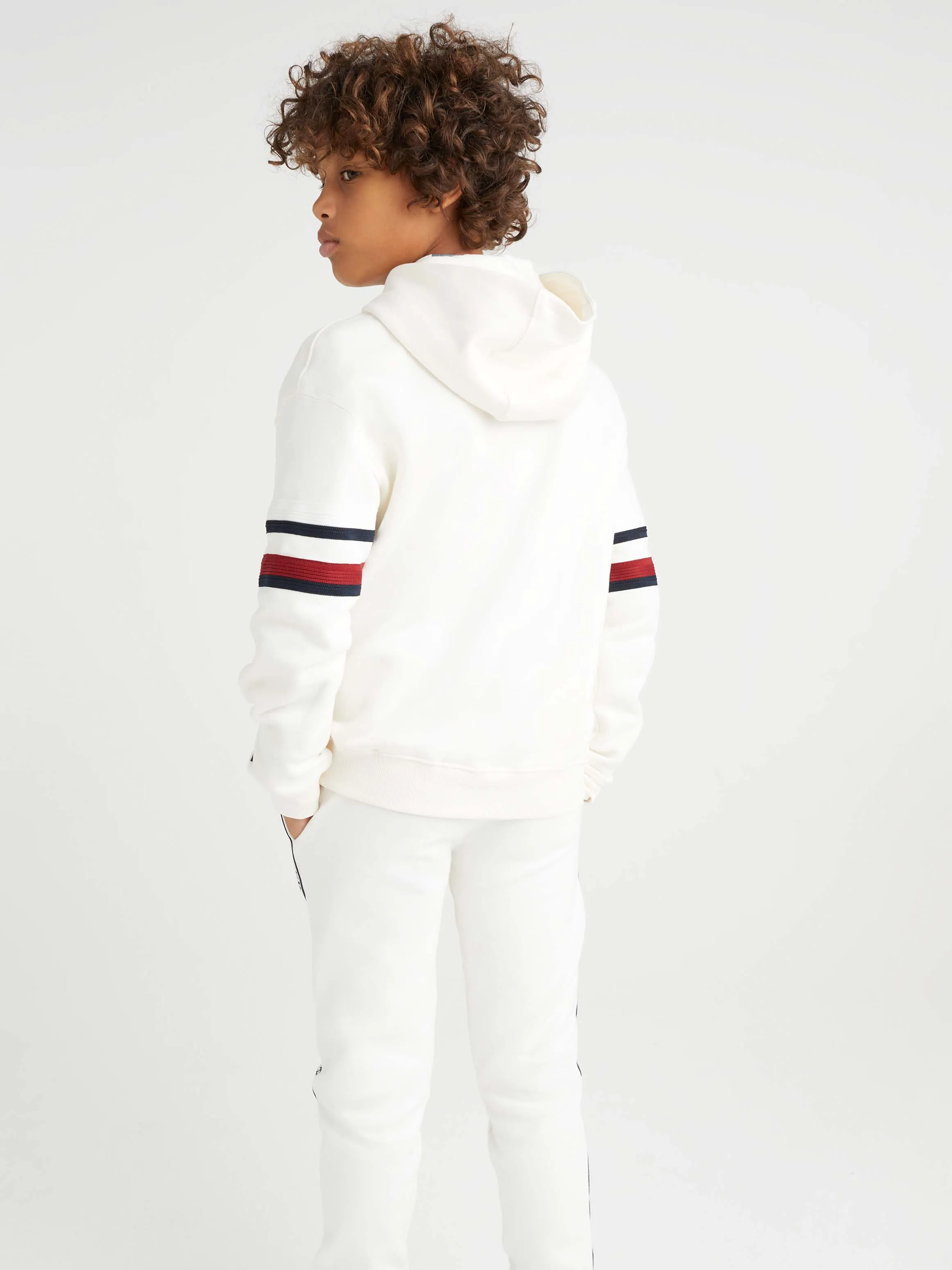 Boys 3-7 Global Stripe TH Monogram Hoodie | Sweatshirts & Hoodies | Tommy Kids