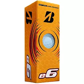 Bridgestone e6 Golf Balls - Sleeve