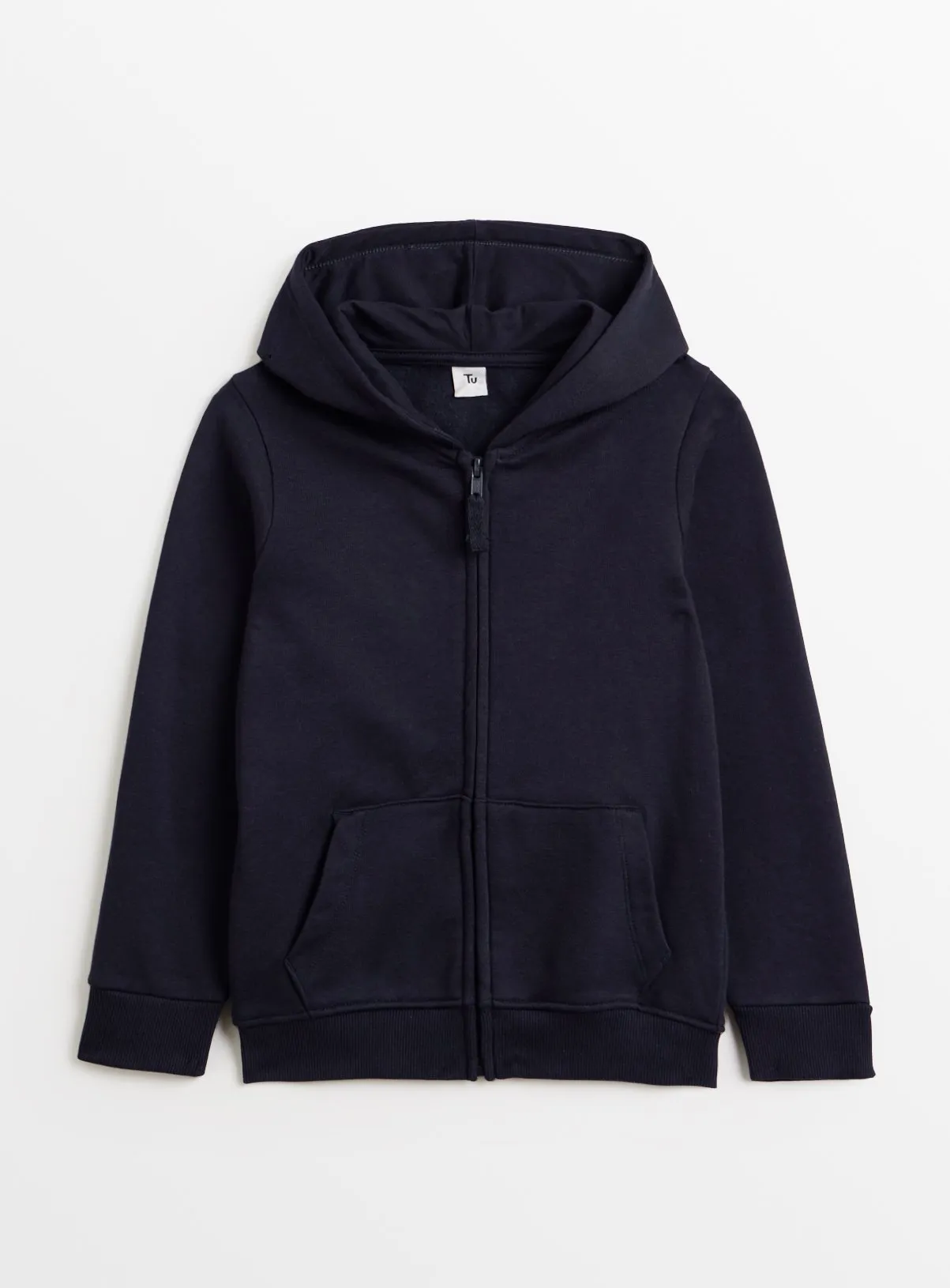 Buy Navy Zip-Through Hoodie 7 years | Jumpers and hoodies | Tu