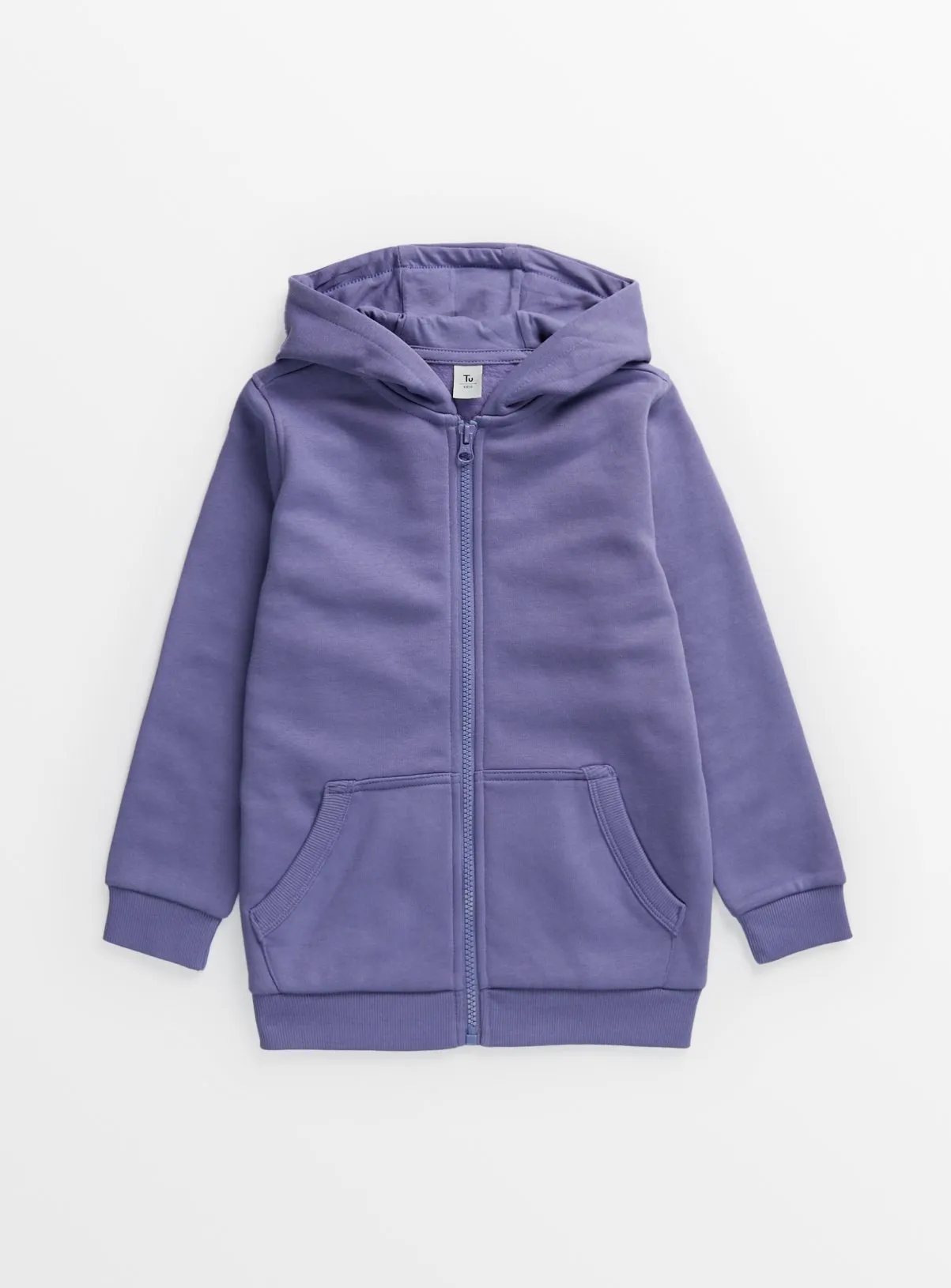 Buy Purple Zip-Through Hoodie 8 years | Jumpers and hoodies | Tu