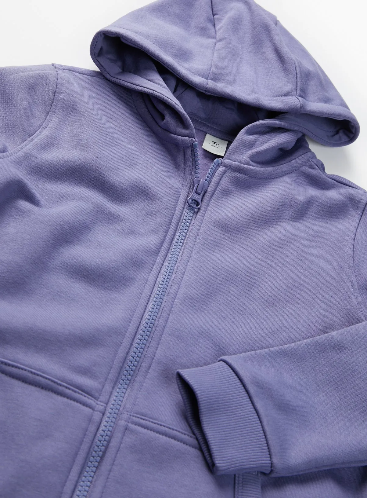 Buy Purple Zip-Through Hoodie 8 years | Jumpers and hoodies | Tu