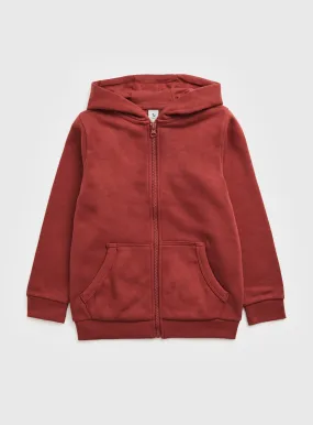 Buy Red Zip Through Hoodie 2 years | Jumpers and hoodies | Tu