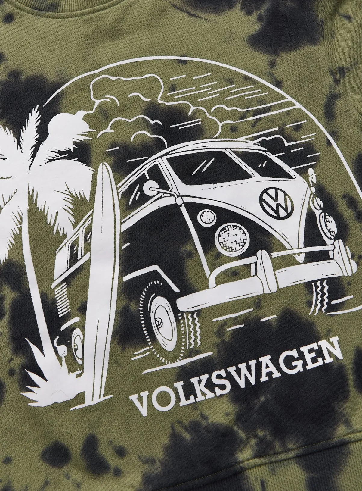 Buy Volkswagen Khaki Tie Dye Sweatshirt  12 years | Jumpers and hoodies | Tu