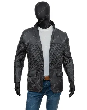 Cafe Racer Black Leather Jacket | Lambskin Leather Biker's Jacket