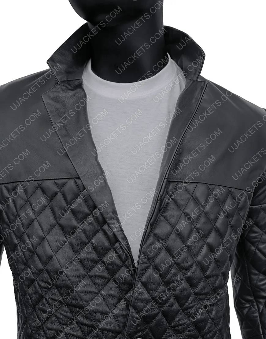 Cafe Racer Black Leather Jacket | Lambskin Leather Biker's Jacket