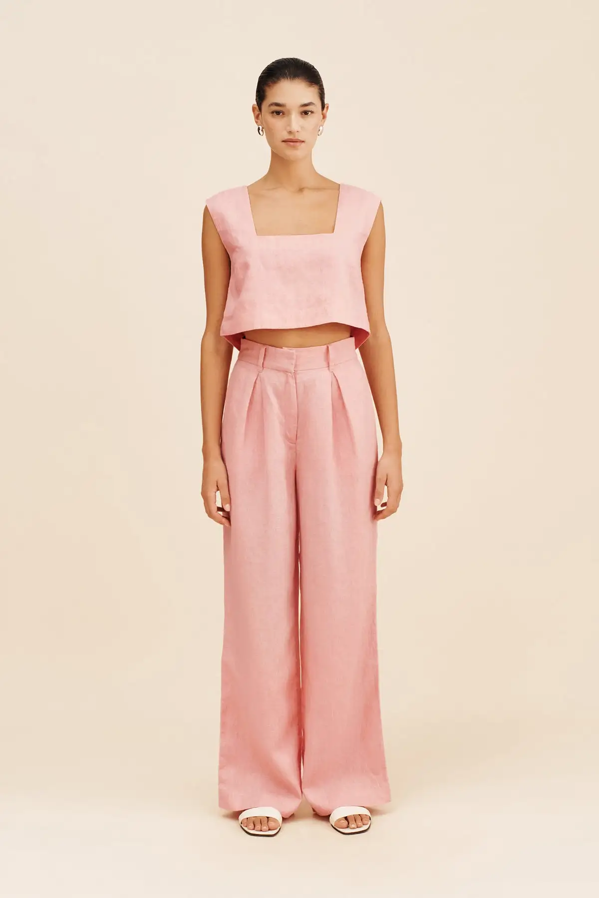 CALEB CROP TOP - PINK SALT