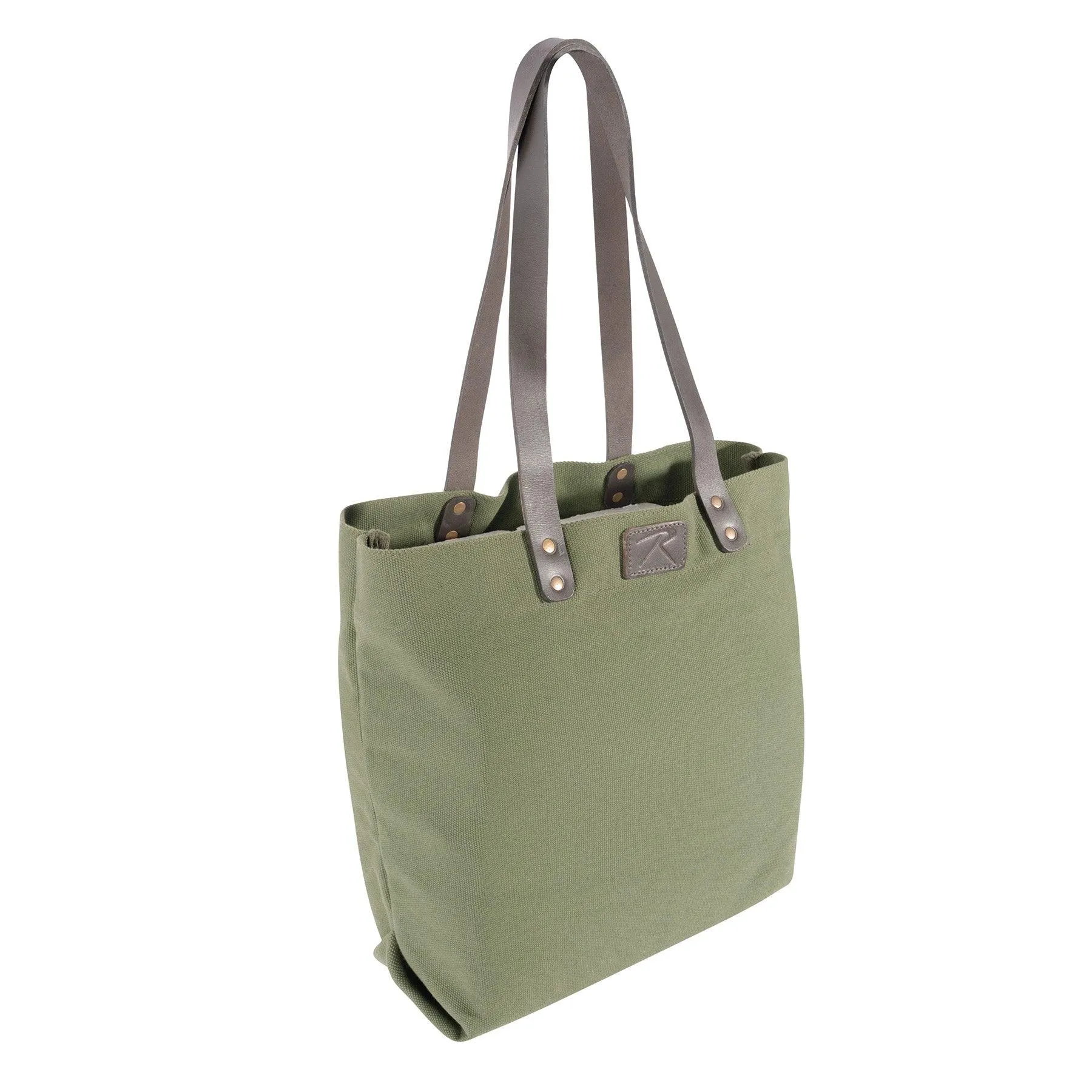 Camo Canvas Tote Bag