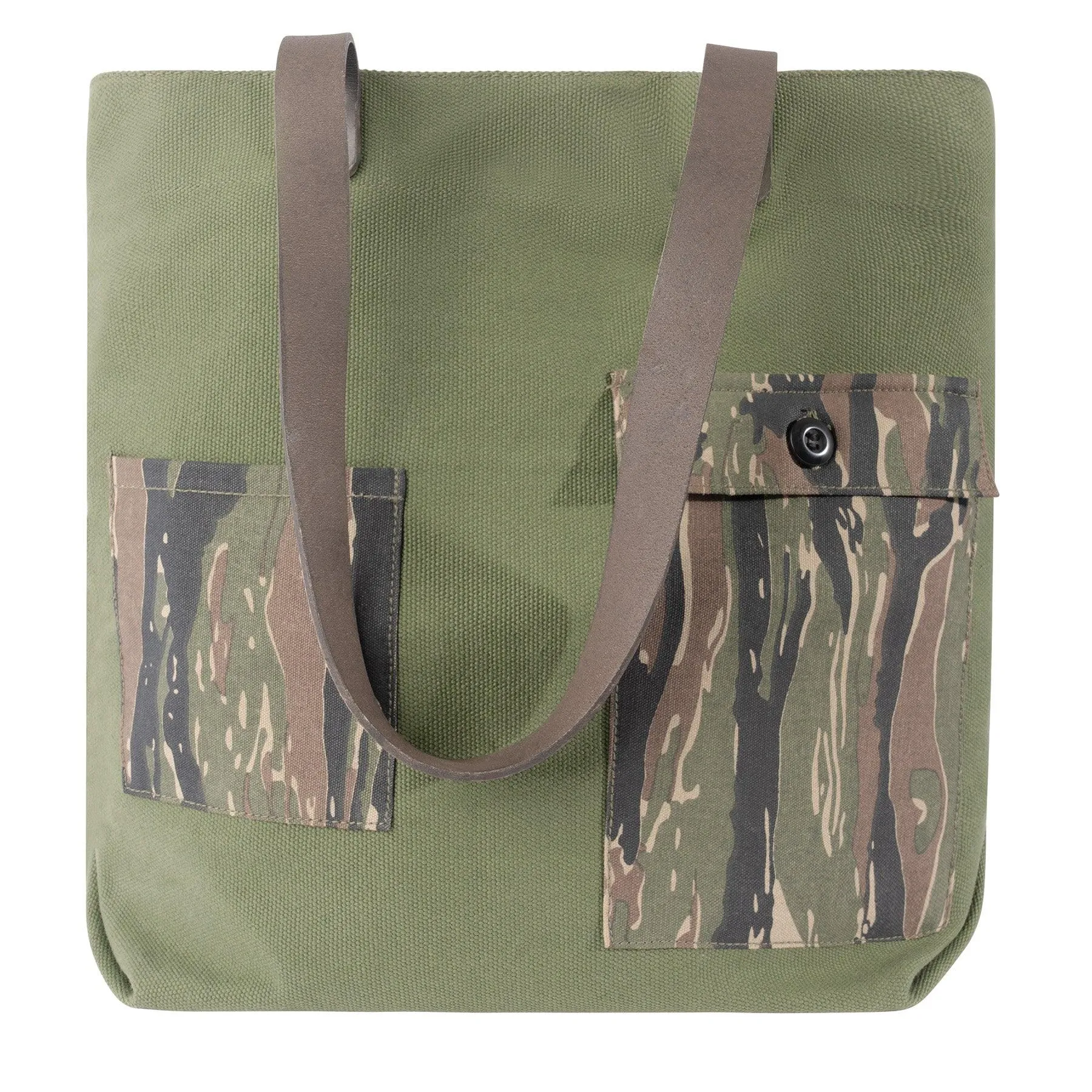 Camo Canvas Tote Bag