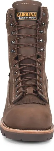 Carolina Birch Comp Toe Waterproof Logger Boot(CA7522)- Crazy Horse Oiled Leather