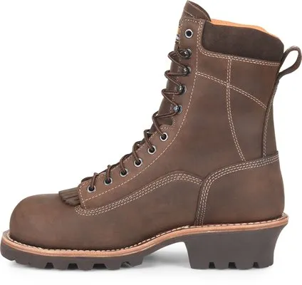 Carolina Birch Comp Toe Waterproof Logger Boot(CA7522)- Crazy Horse Oiled Leather