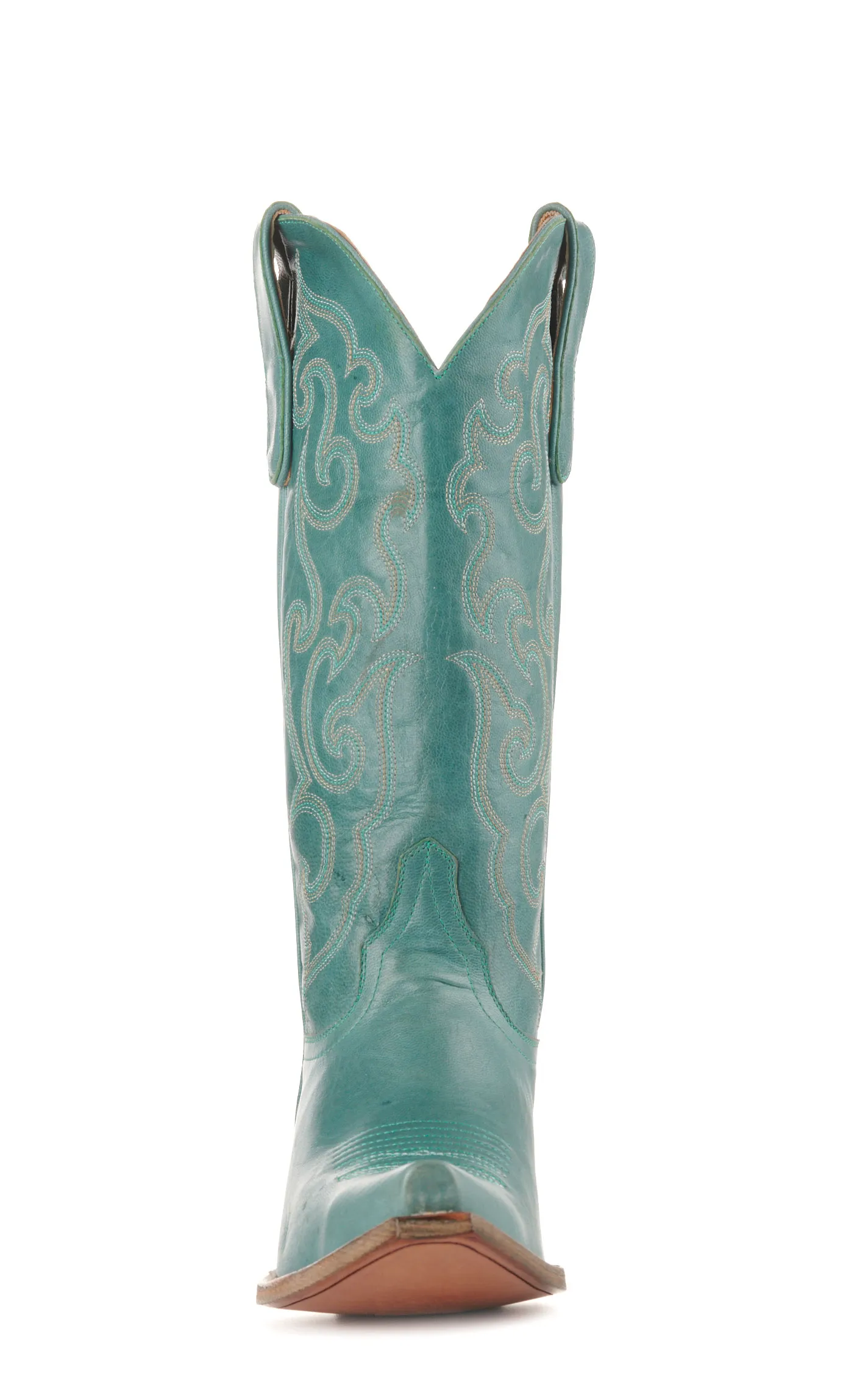 Cavender's Women's Turquoise Goat Snip Toe Cowboy Boots