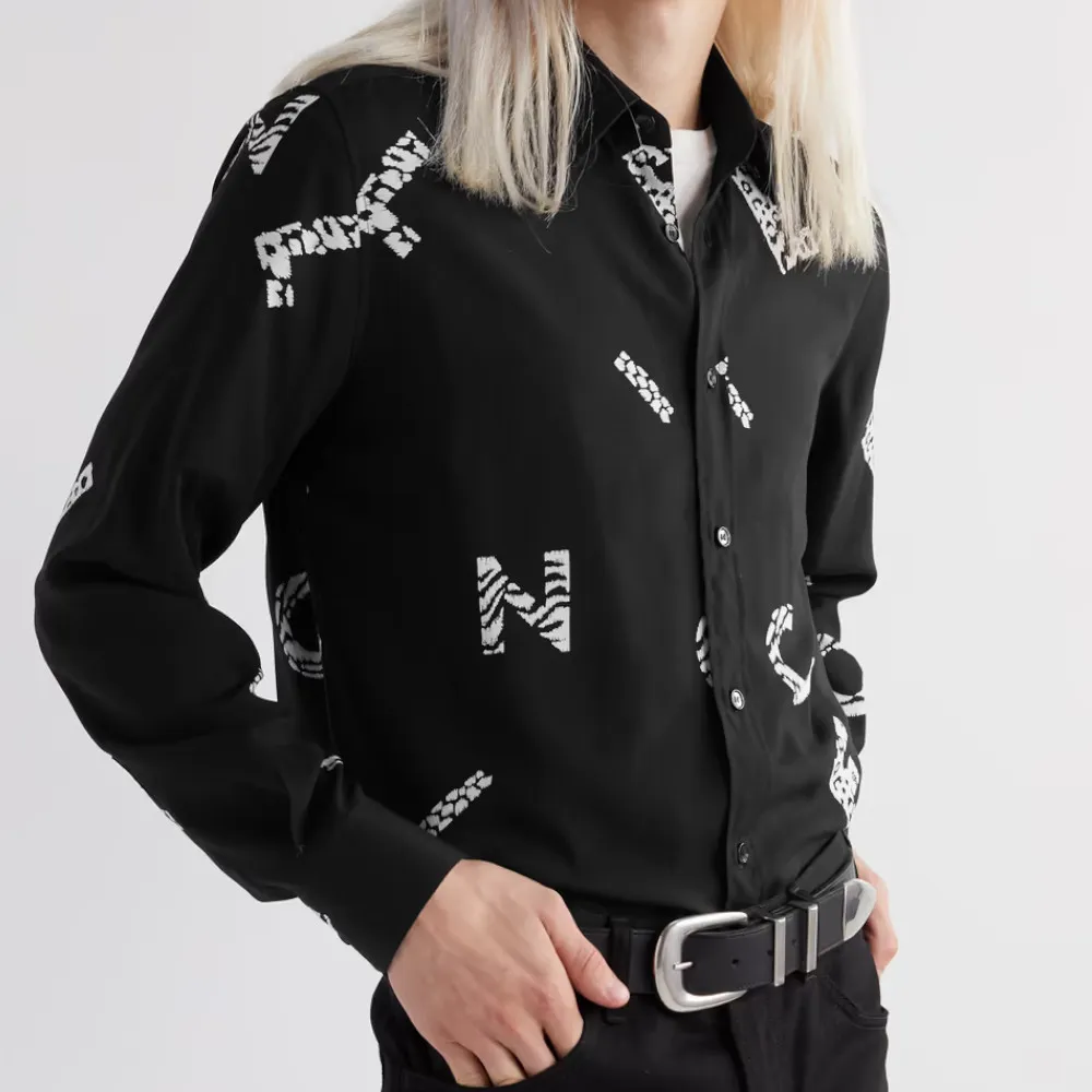 CELINE  |Street Style Long Sleeves Logo Luxury Shirts