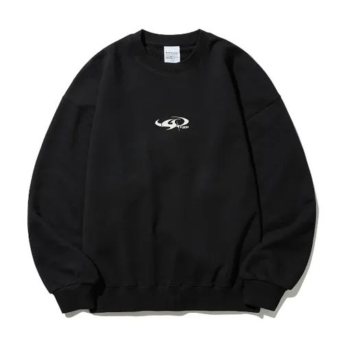 Code graphy  |Unisex Street Style Long Sleeves Logo Sweatshirts