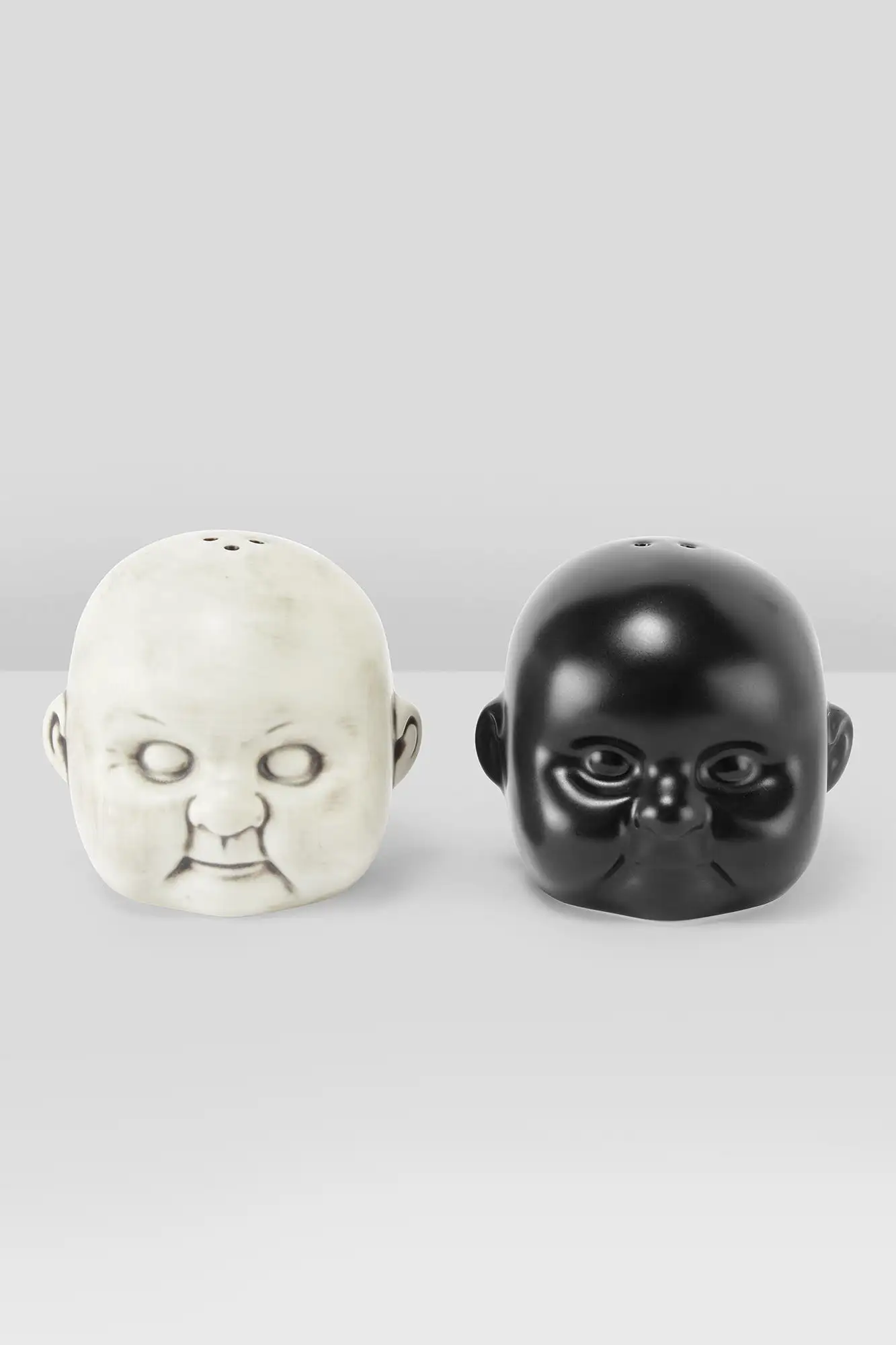 Dolls Head Salt & Pepper Shaker Set