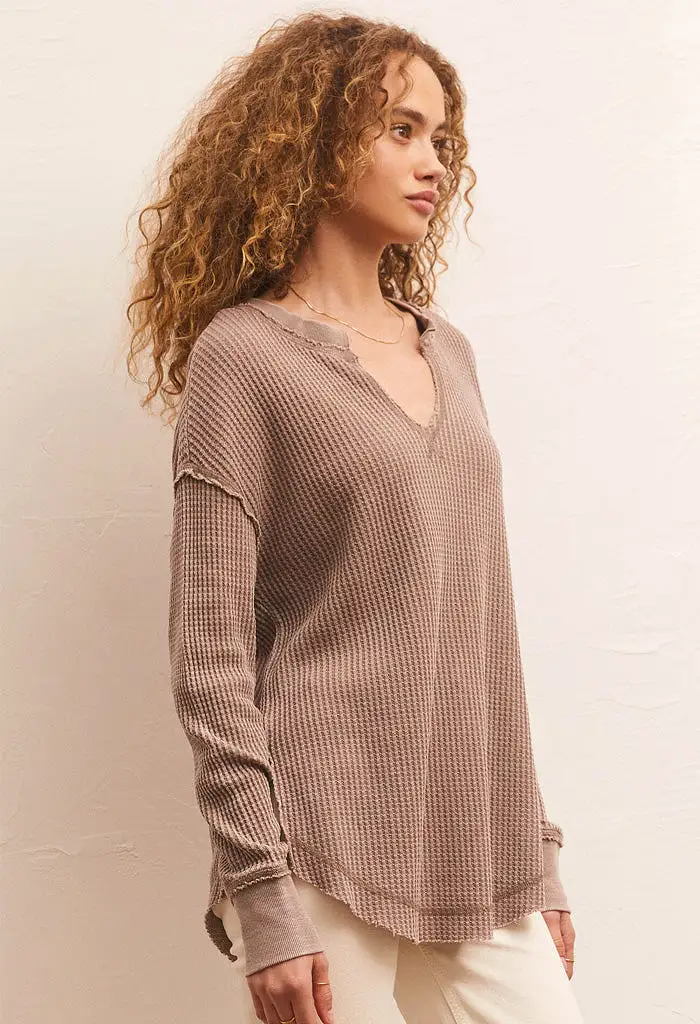 Driftwood Thermal LS Top-Milkshake