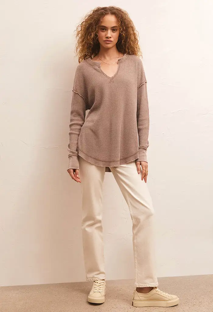 Driftwood Thermal LS Top-Milkshake