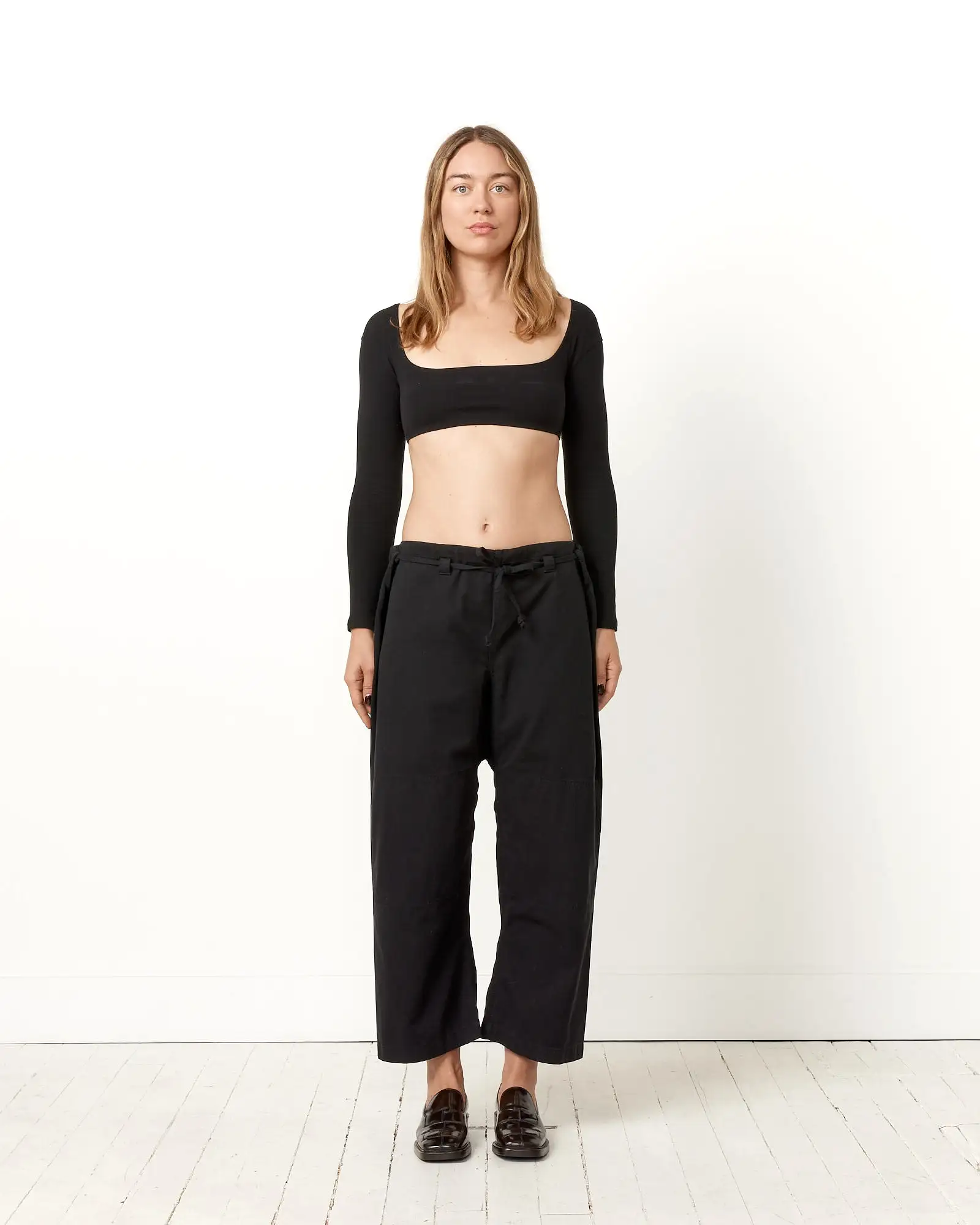 El Tigre Chiquito Crop Top in Black