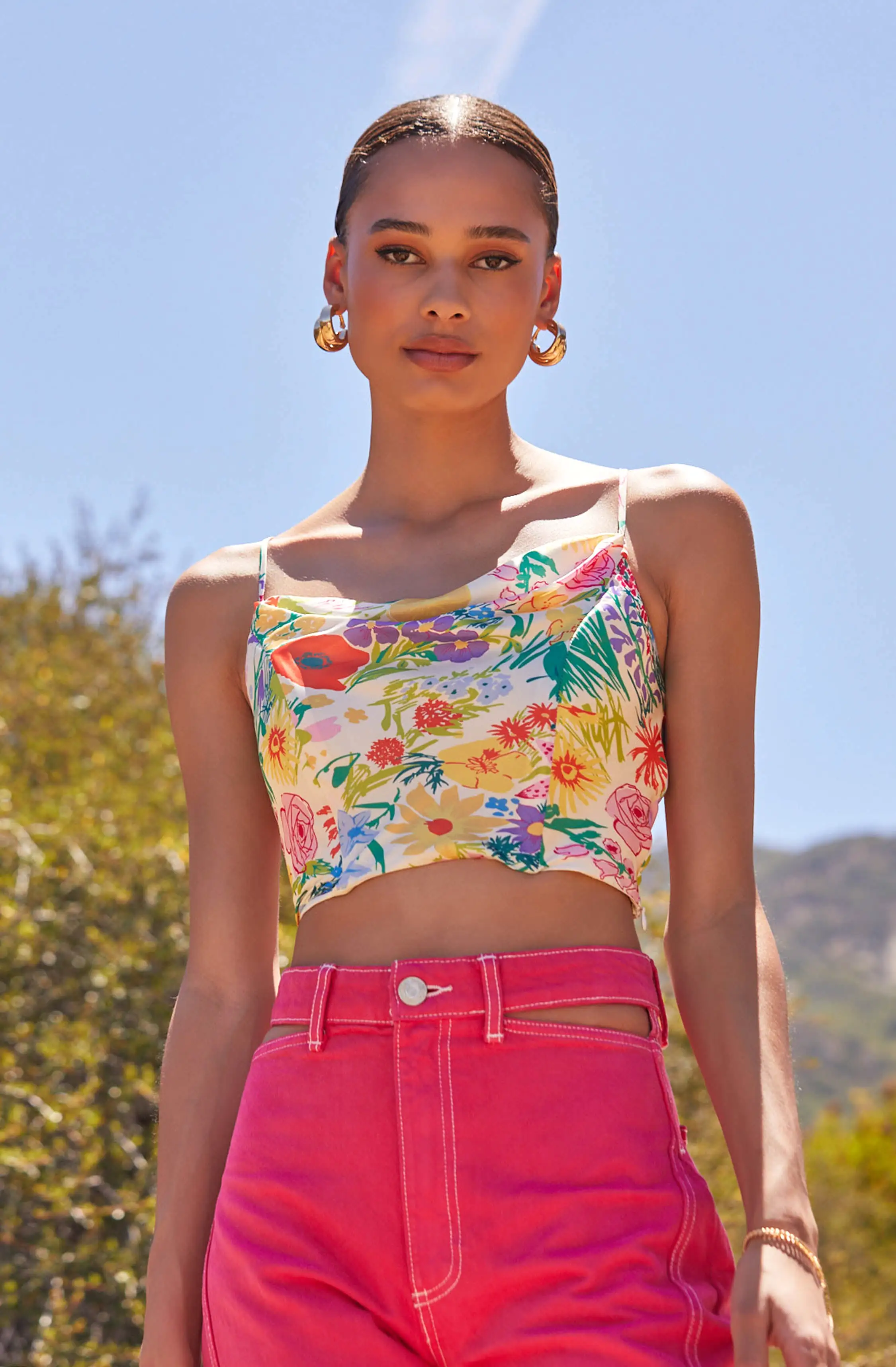 Ellery Floral Crop Top