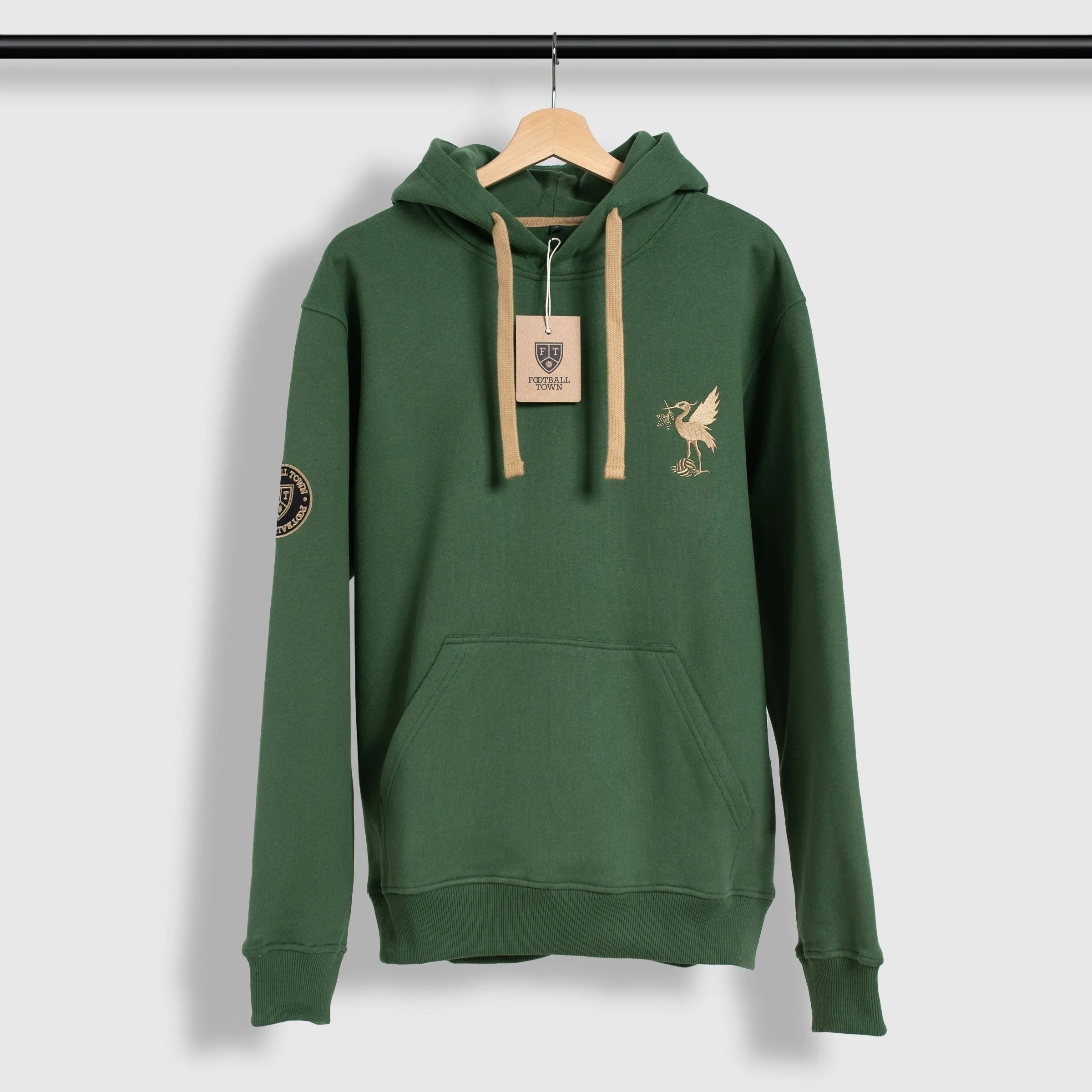 Hoodie The Bird Green