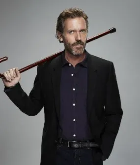 HOUSE: Dr Gregory House HERO Black Leather Belt (34 - 36)