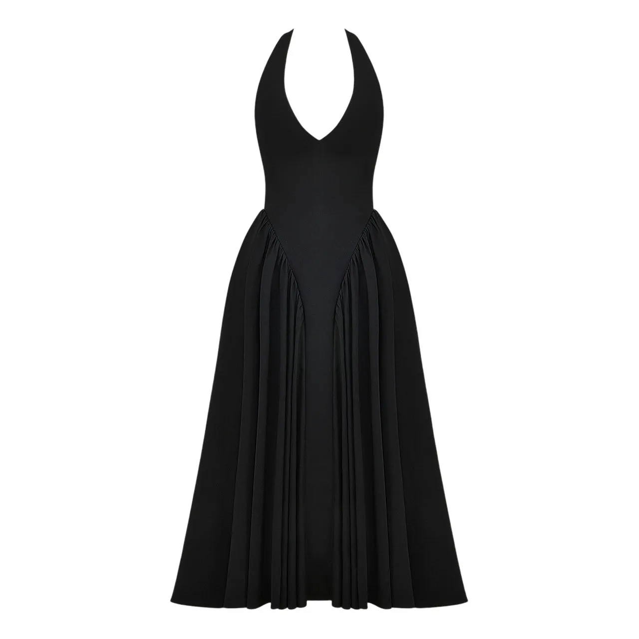 HOUSE OF CB Marilyn Halter Dress - Black