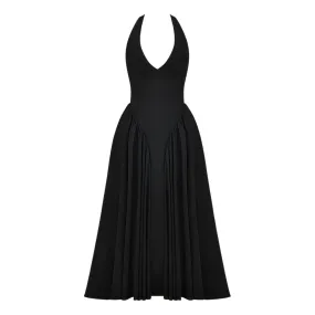 HOUSE OF CB Marilyn Halter Dress - Black