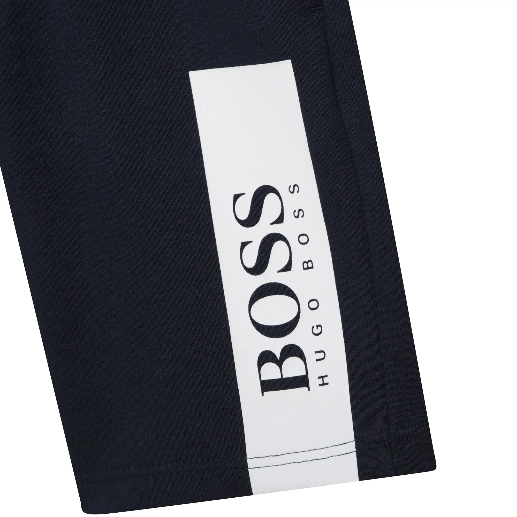 Hugo Boss Boys Bermuda Sweat Shorts_ Navy J24744-849