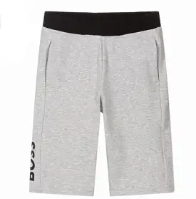 Hugo Boss Boys Sweat Shorts_ Grey J28095B-A32