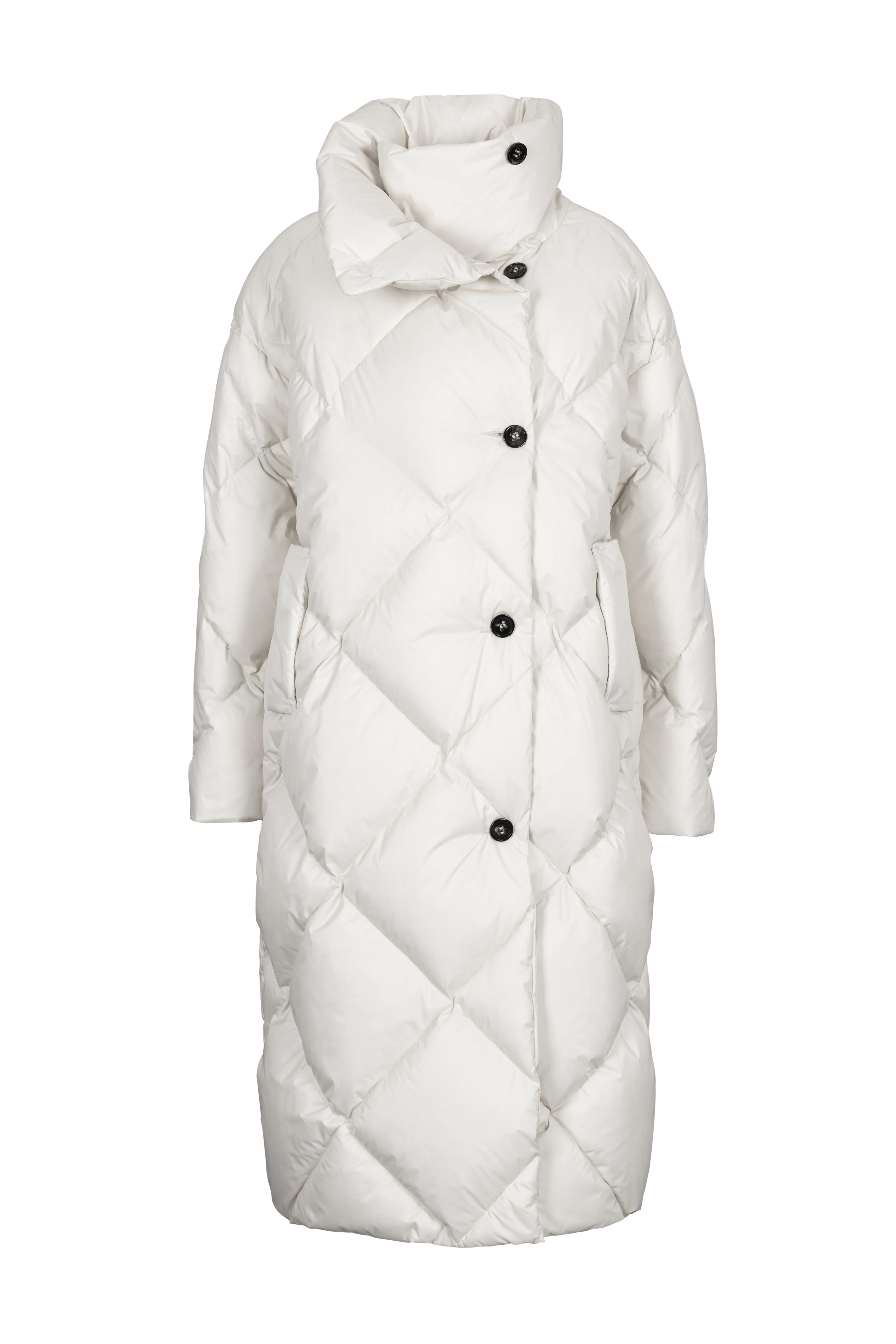 ICONIC DIAMOND QUILT DOWN COAT DEA