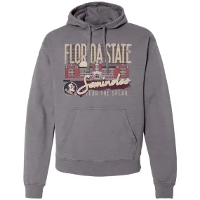 Image One Adult/Unisex Florida State Seminoles Westcott Design Hood - Charcoal