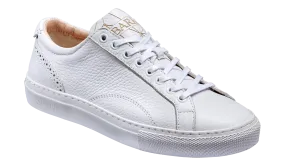 Isla - White Grain Rubber Cup Sole Sneaker Shoe