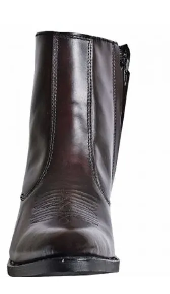 Laredo Burnt Apple Zipper Western Boot