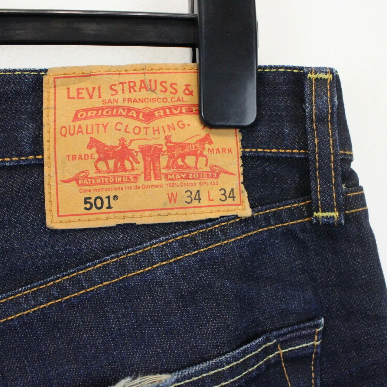 LEVIS 501 Jeans Dark Blue | W34 L34